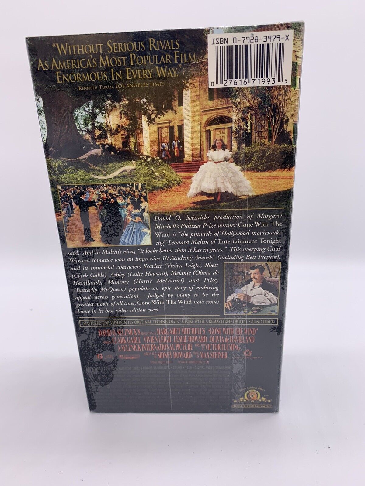 Gone With the Wind (VHS, 1998, Digitally Re-Mastered) Sealed,1st Print watermark