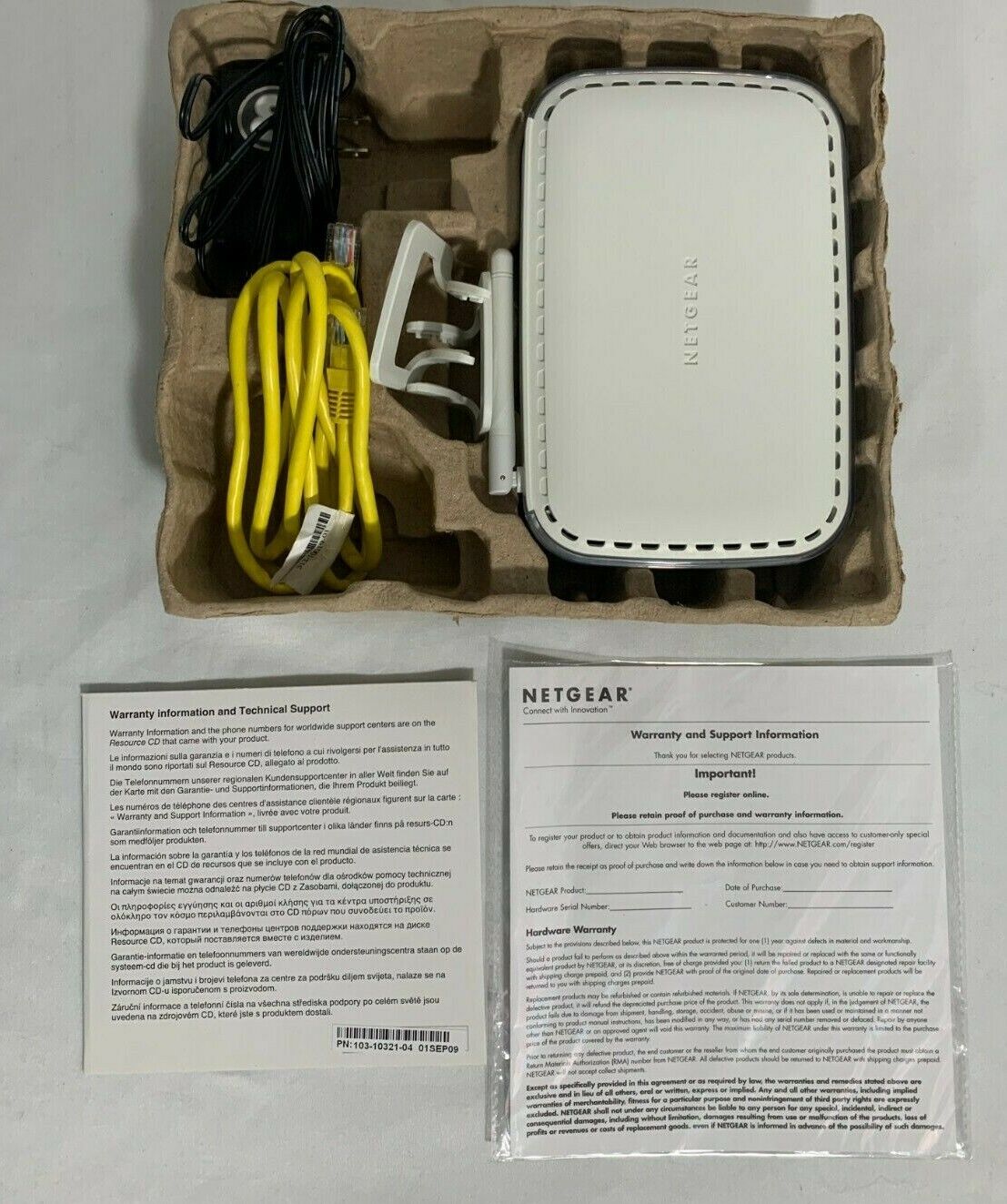 Netgear Wireless-G Wi-Fi Router WGR614 4 LAN Ports w/ Original Cord