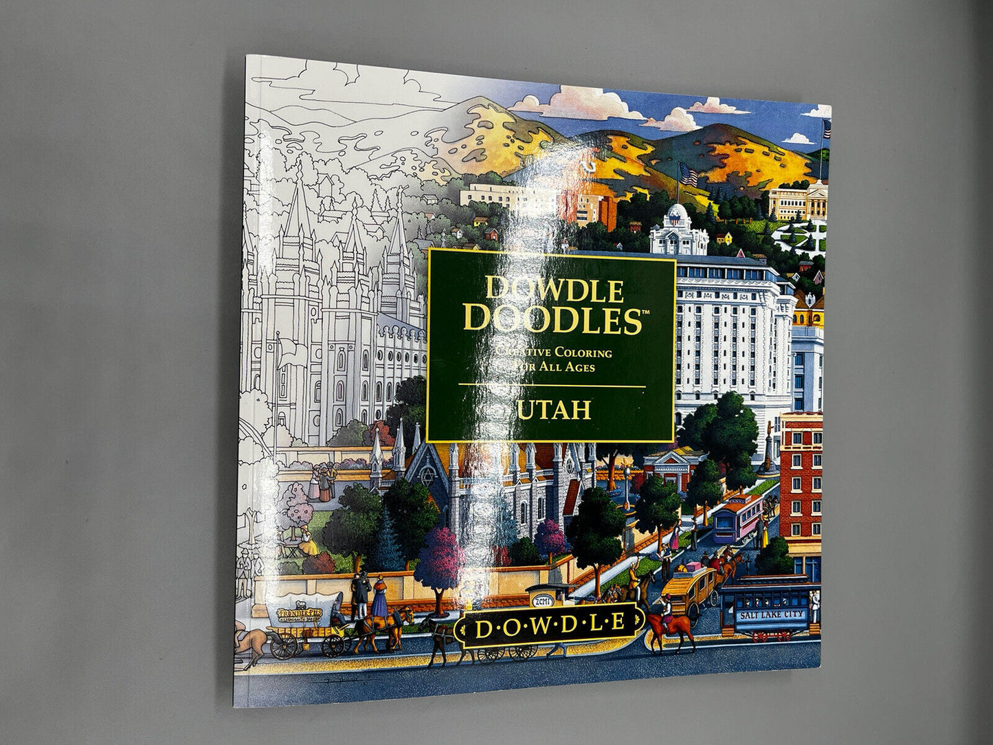 Dowdle Doodles Utah Coloring Book NEW Salt Lake City Temple Adult Historical