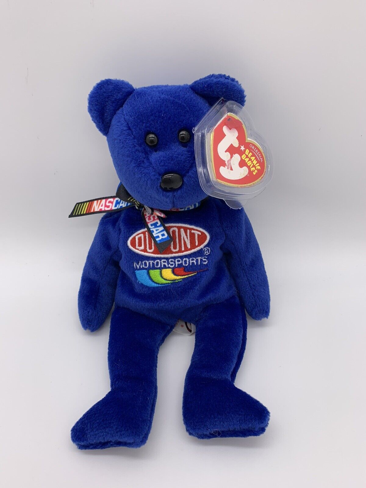 NASCAR Jeff Gordon #24 Dupont MotorSports Advertising Ty Beanie Babies Bear