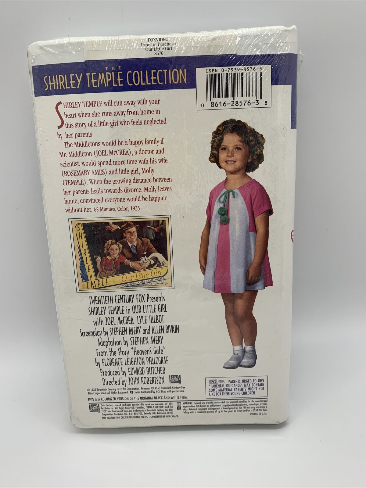 Our Little Girl (VHS, 1994, Exclusive Color Version) Factory Sealed!