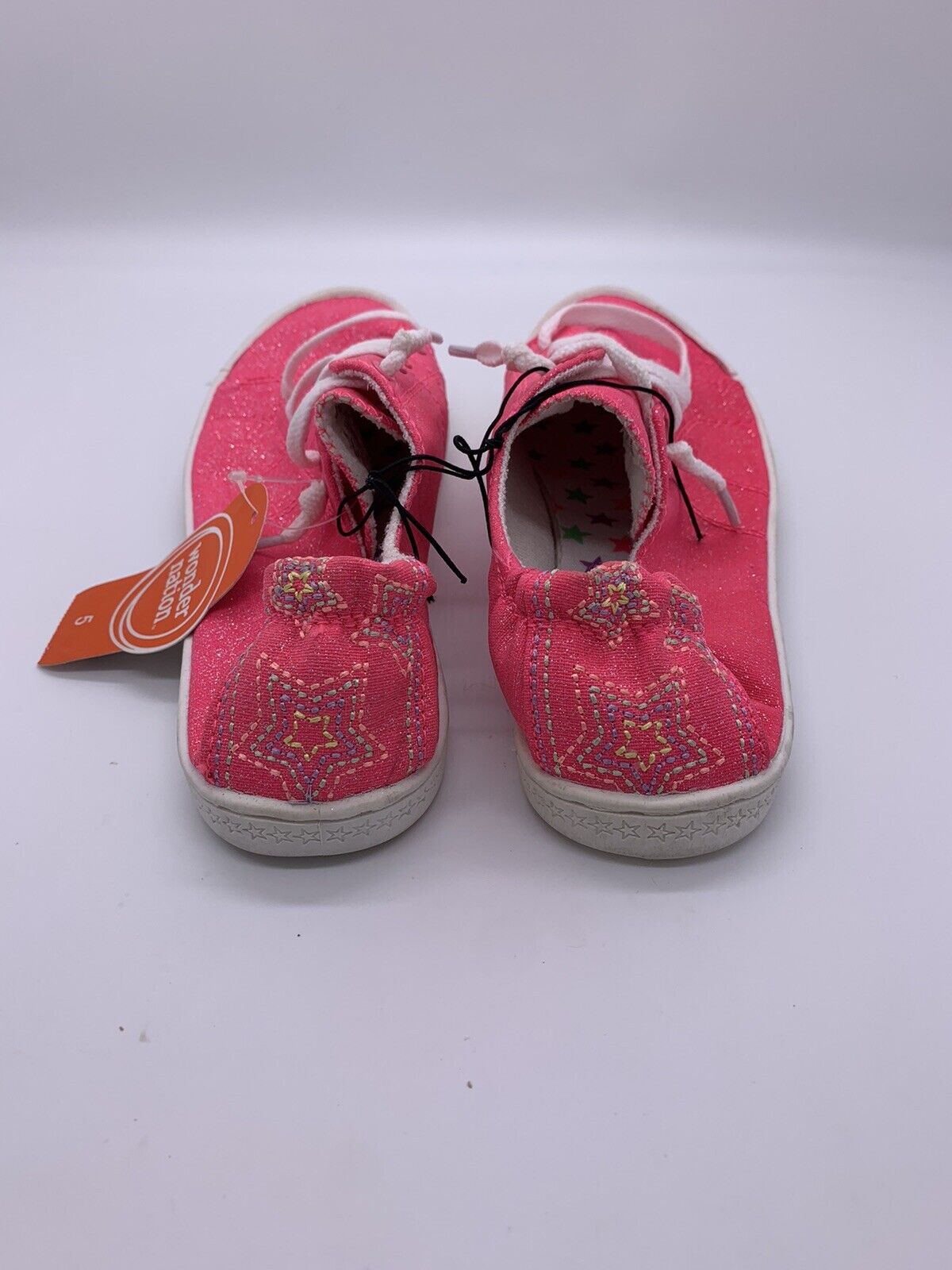 Wonder Nation Child Casual Size 5 - Pink And white Sparkle - Brand New!
