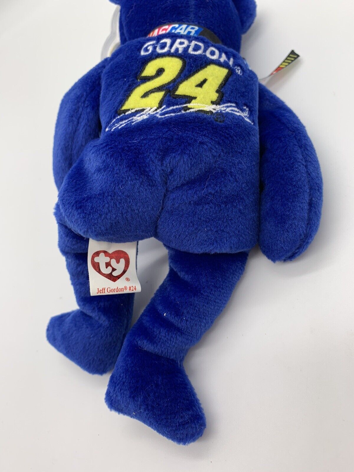 NASCAR Jeff Gordon #24 Dupont MotorSports Advertising Ty Beanie Babies Bear