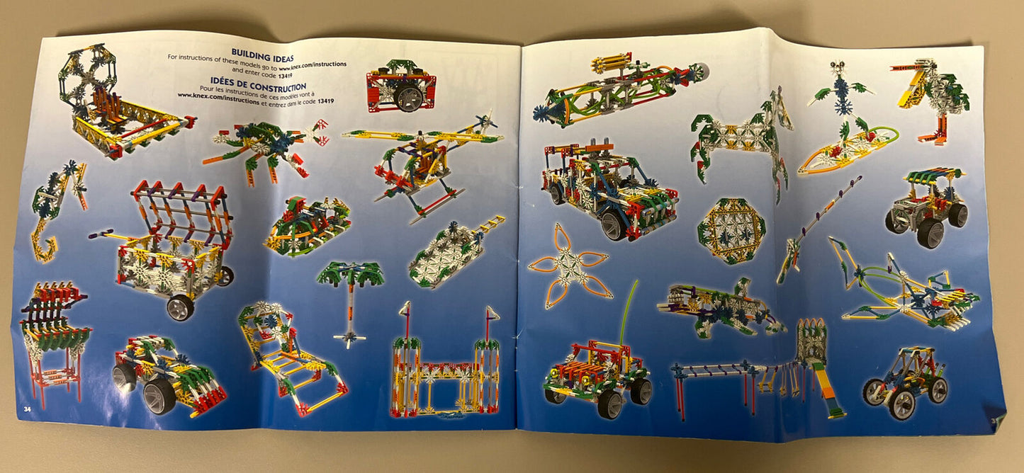 K'NEX 13419 Imagine 70 Model Building Incomplete Set