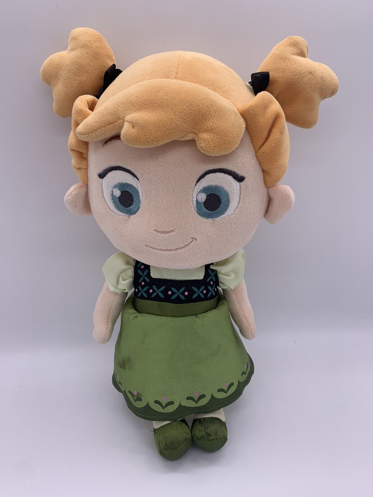 Disney Store Animator's Frozen Anna Plush Princess Toddler Baby Doll Toy 12”