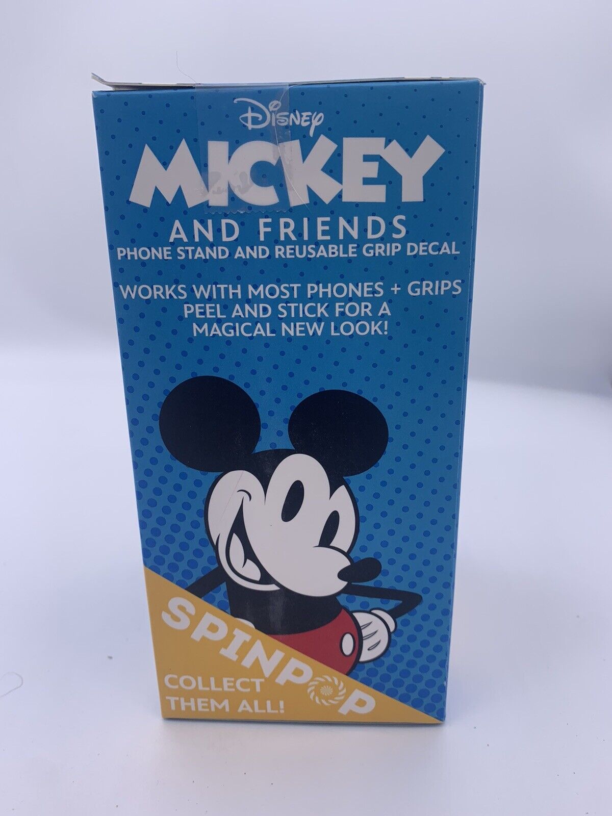 SPINPOP Mickey and Friends Phone Stand & Reusable Grip Decal Phones Accessories