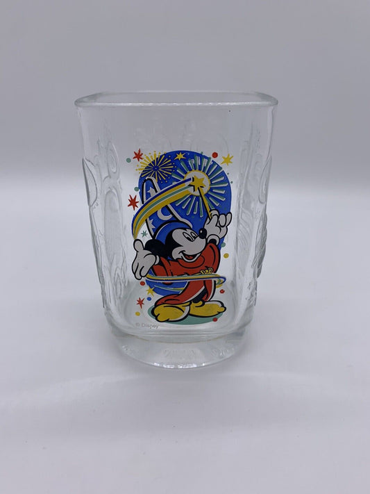 Collectible Walt Disney World Epcot Mickey Mouse Millennium 2000 Glass McDonalds