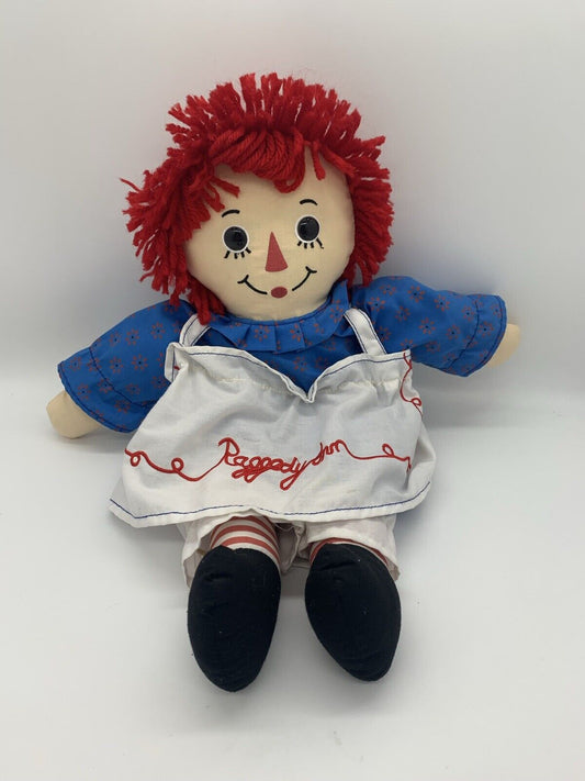 RETIRED 2008 HASBRO RUSS APPLAUSE CLASSIC RAGGEDY ANN 16" RAG DOLL #69033