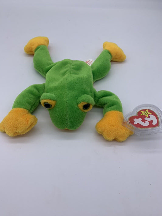 Ty Beanie Babies "Smoochy" the Frog, 1997, Generation 5/5 Retired