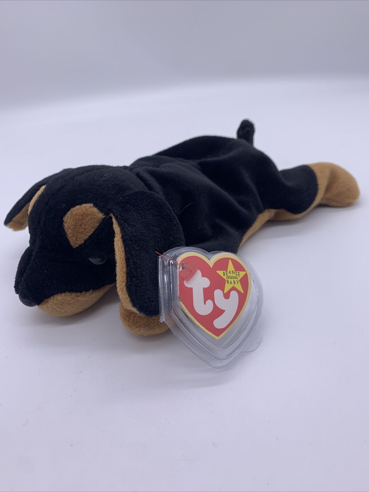 TY Beanie Baby - DOBY the Doberman Dog (8 inch)