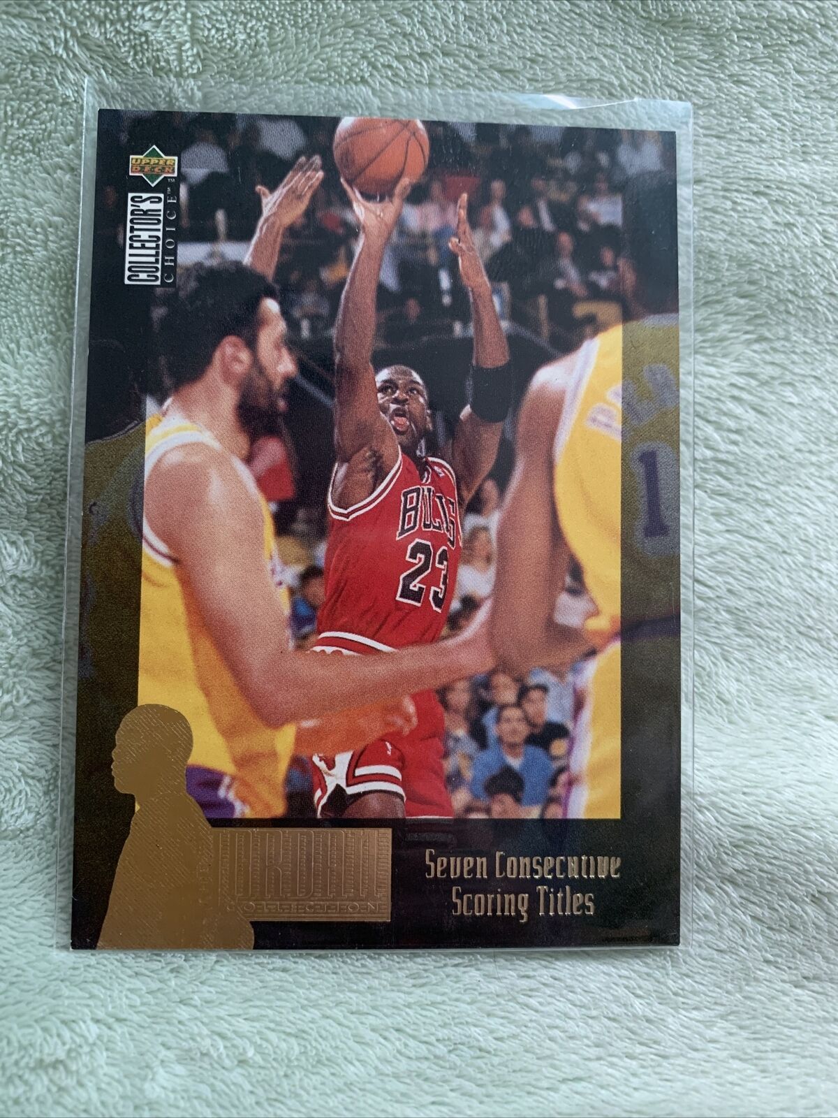 Michael Jordan 95/96 Collector's Choice JC1 Jordan Collection- German Version!