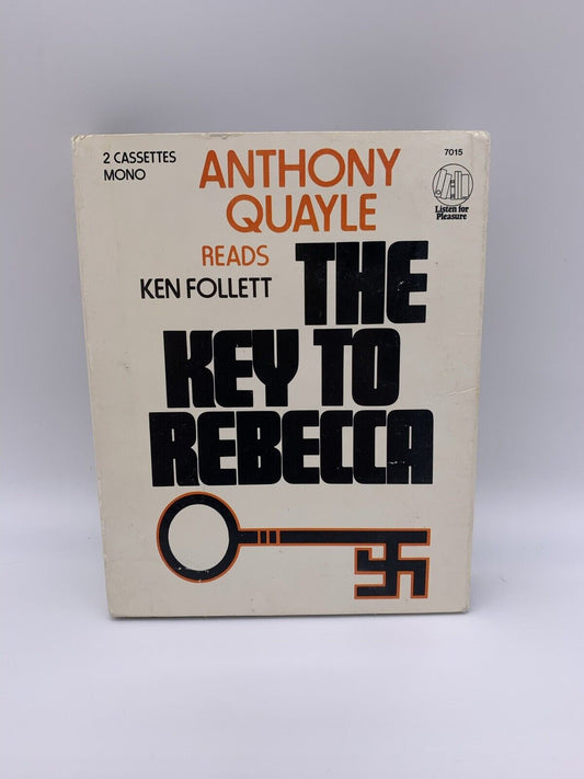 THE KEY TO REBECCA by Ken Follett - book on 2 cassettes mono