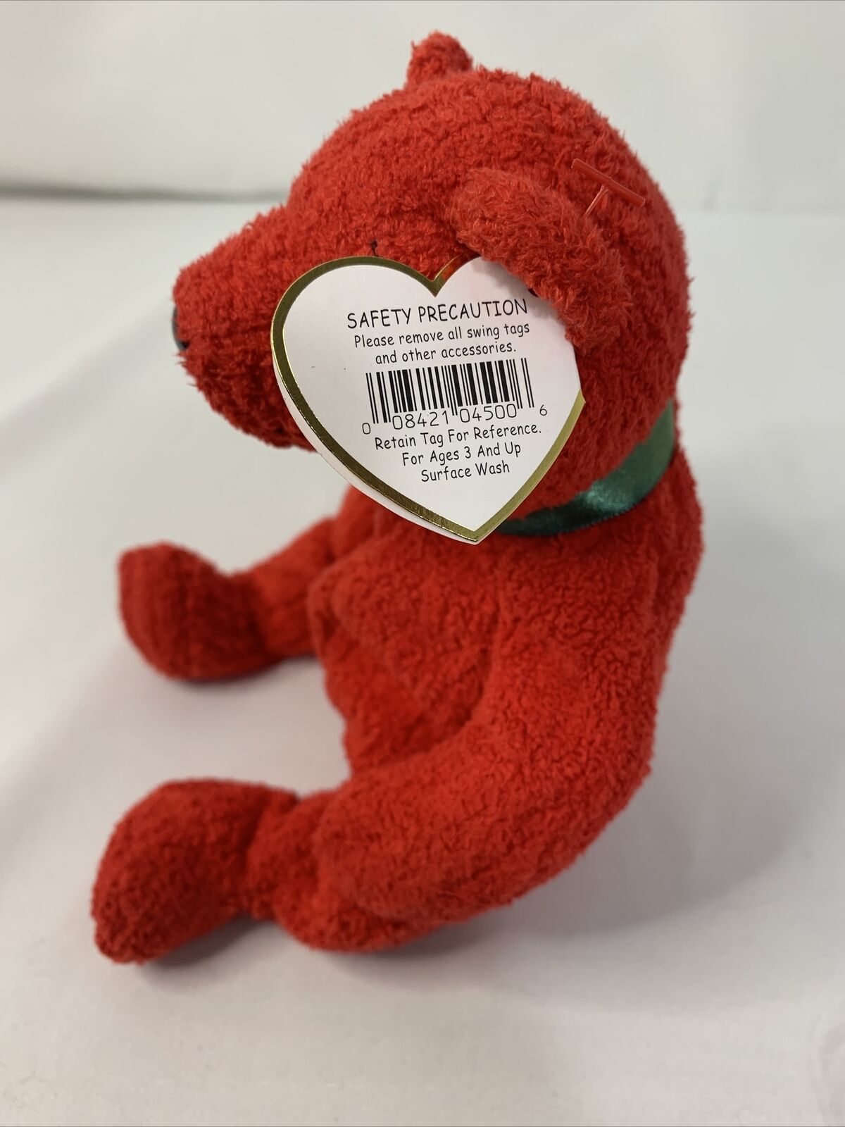 2000 TY Beanie Baby:MISTLETOE Christmas Bear. Limited Production US/Canada Only