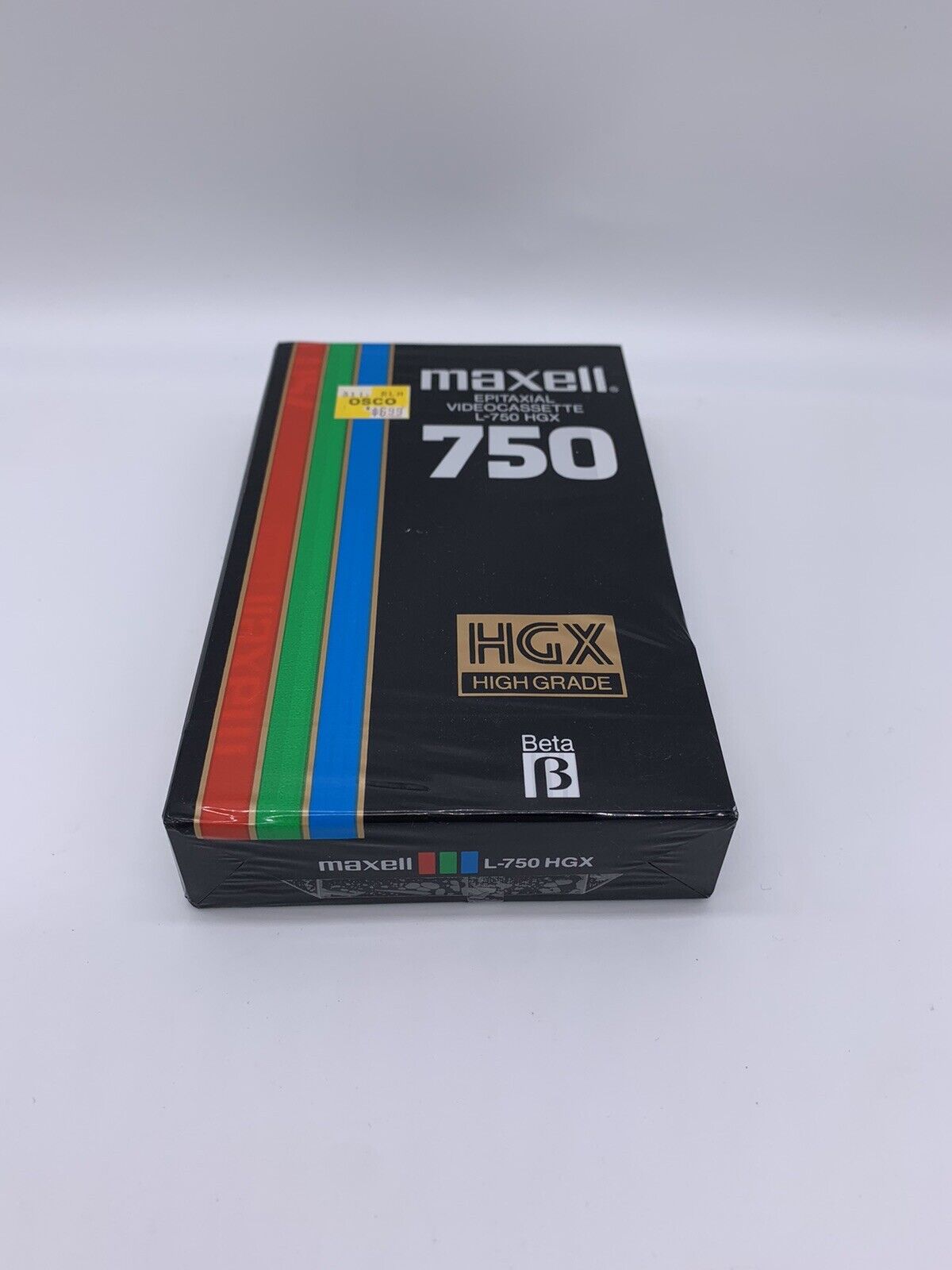 Maxell Orig Sealed Epitaxial L750 HGX High Grade BETA Blank VideoTape NEW Retro