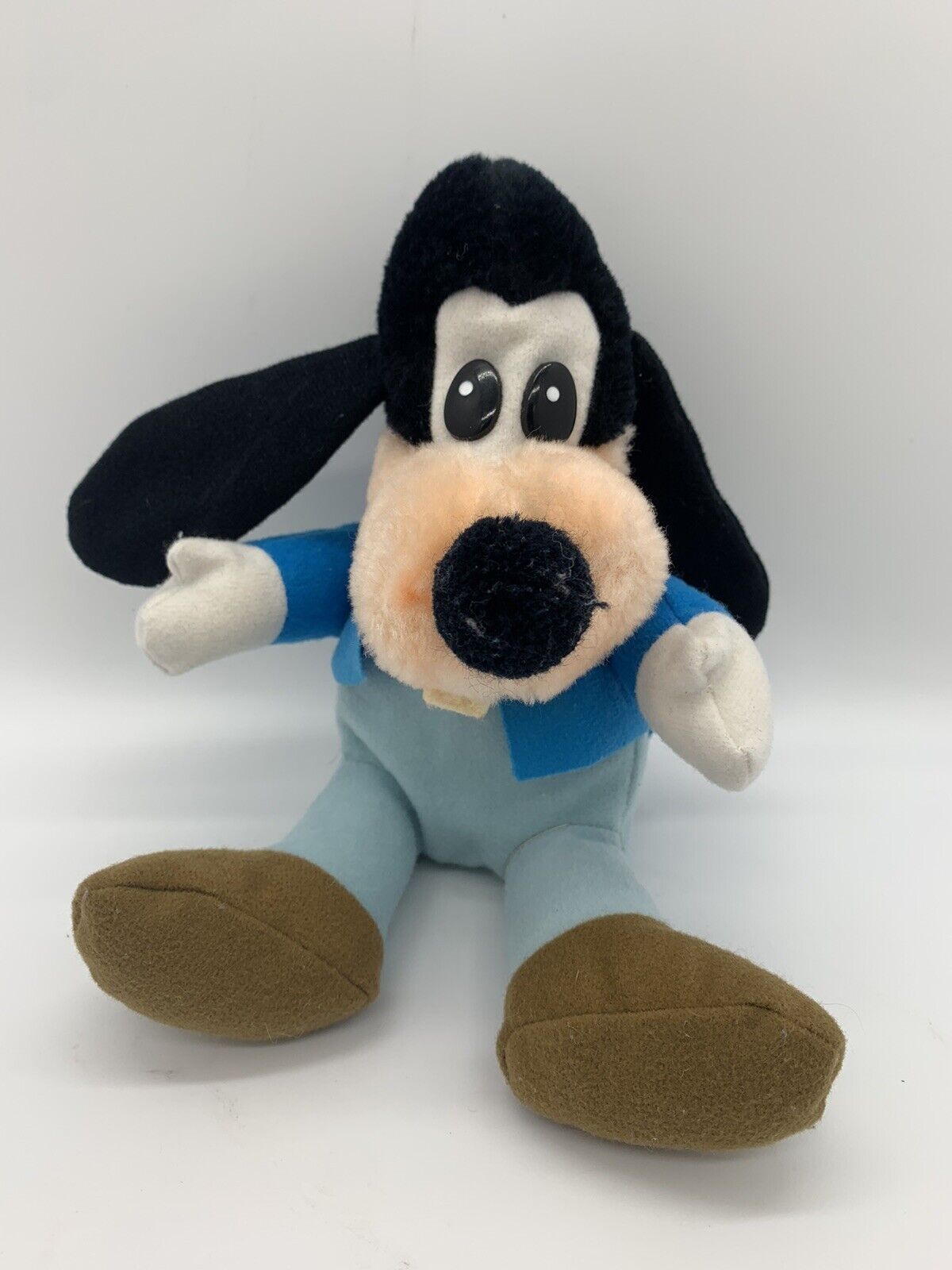 Vintage Walt Disney Mickey's Christmas Carol 1984 Plush Character Goofy Blue