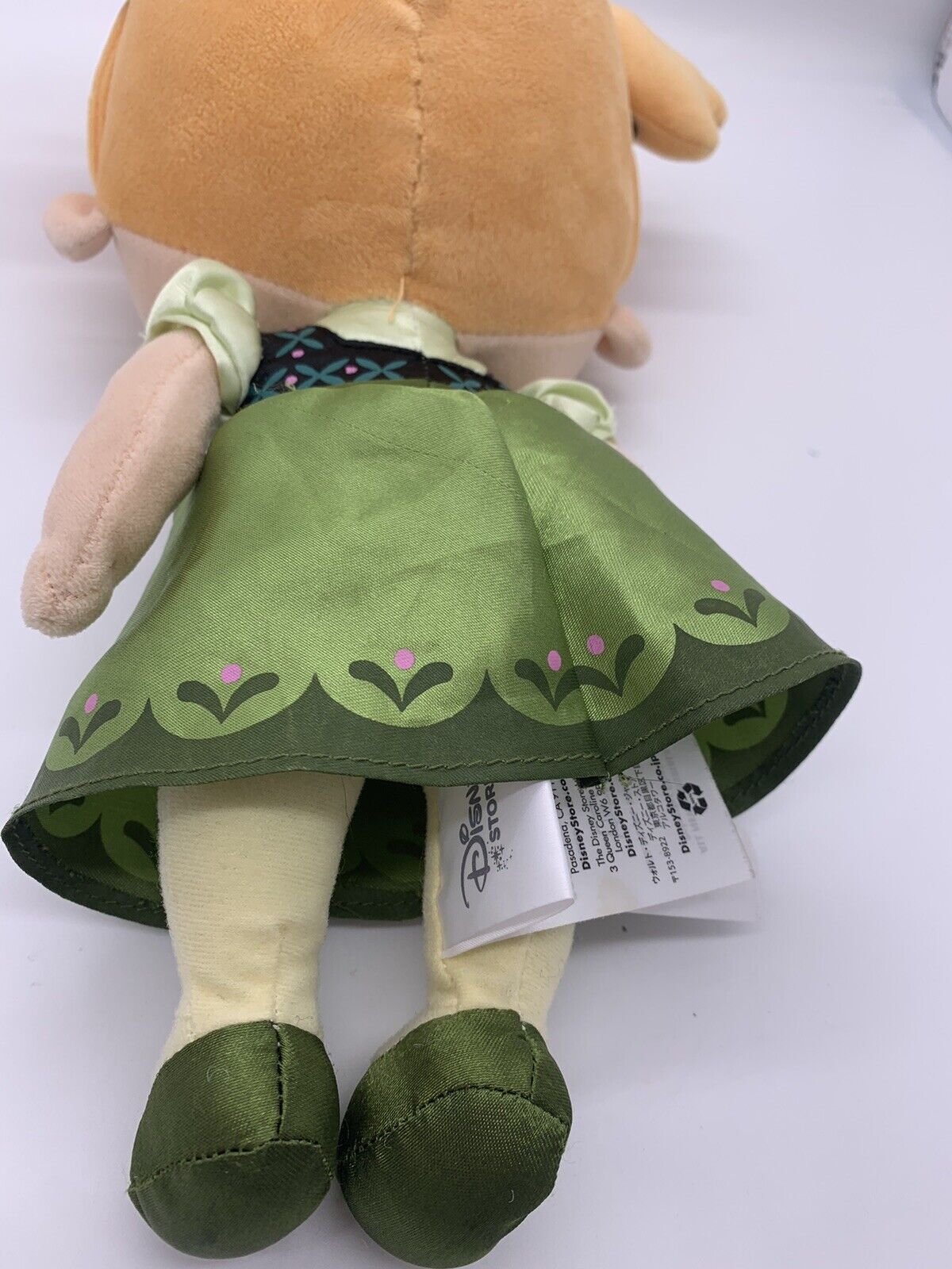 Disney Store Animator's Frozen Anna Plush Princess Toddler Baby Doll Toy 12”