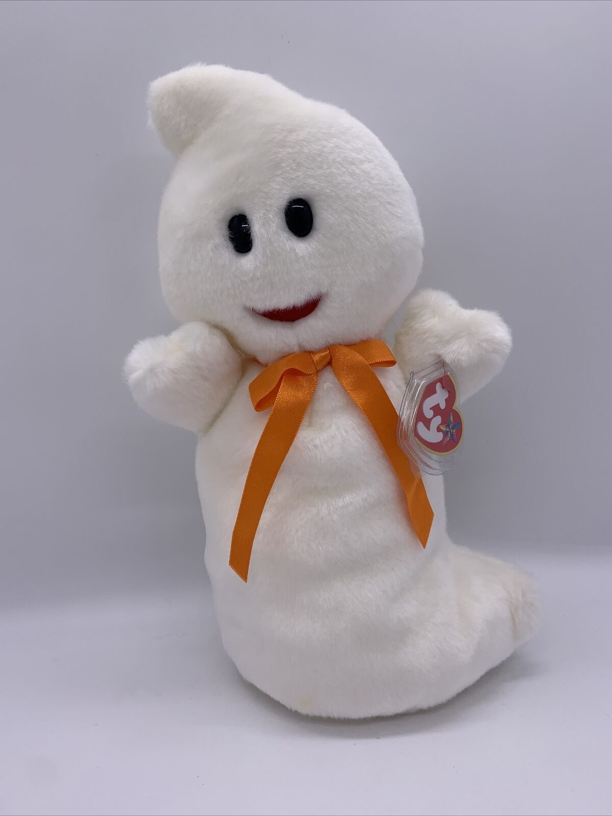 TY Beanie Buddy And Beanie!! SPOOKY the Ghost 12.5 And 6 inch Set