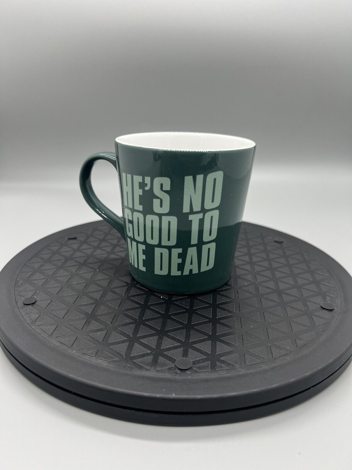 Star Wars Boba Fett Mug Cup "He's No Good To Me Dead" Ceramic Green Coffee Tea