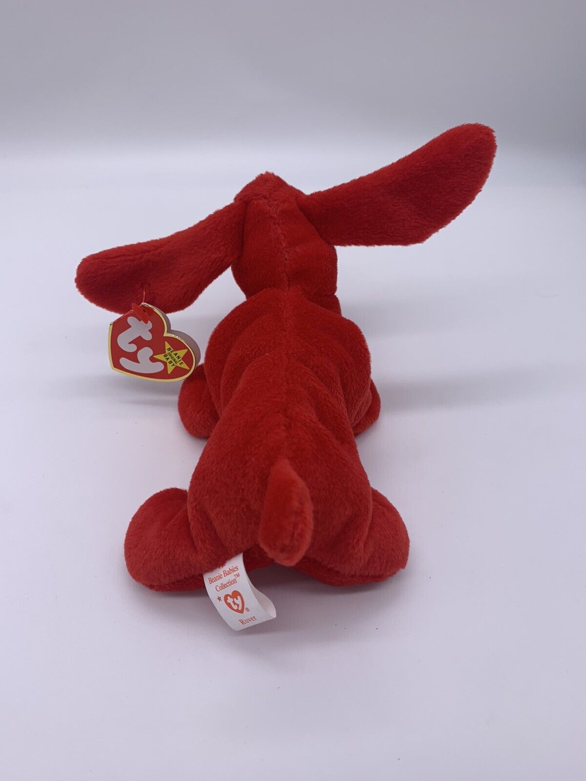 Beanie Baby "Rover", style 4101, with tags, 1996. Generation 3/4 Retired