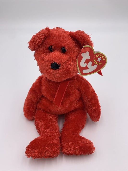 TY Beanie Baby - SIZZLE the Bear (8.5 inch) -Rare no errors! Perfect Bear