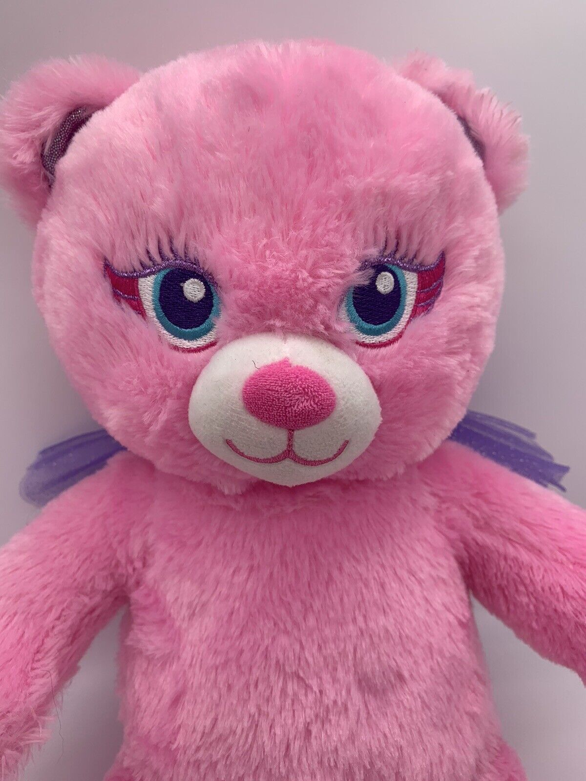 Build A Bear Workshop Pink Fairy Friend w/ Wings Plush 16” Butterfly Dragonfly