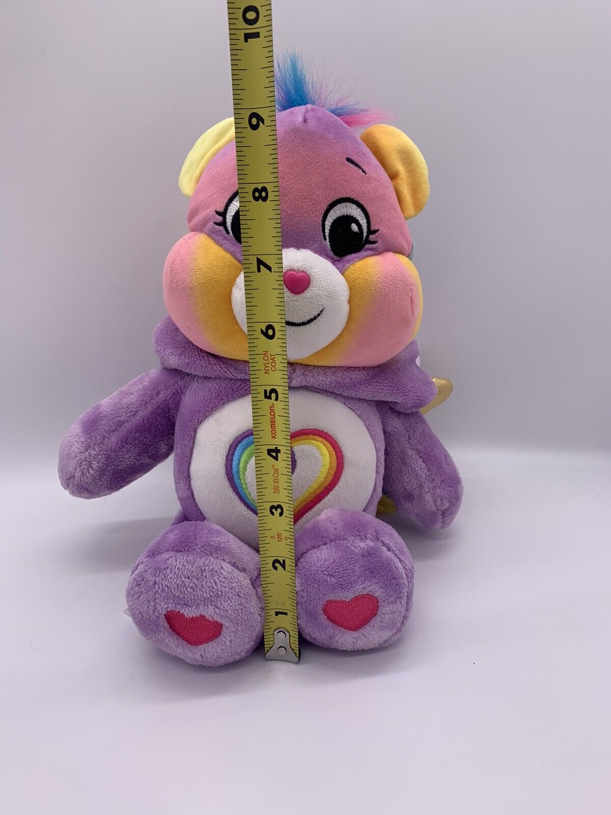 Care Bears Togetherness Bear Plush Toy Unlock the Magic-Hoodie Removable Hood13"