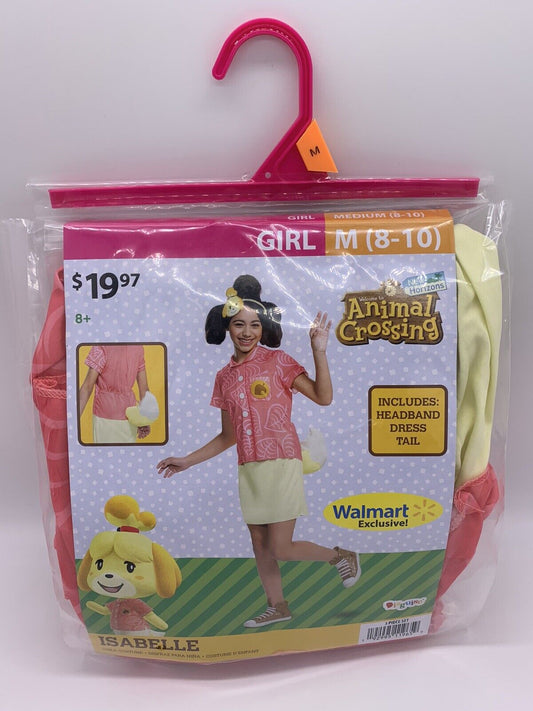 Brand New!  Isabelle Animal Crossing New Horizons Girls Size Medium 8-10 Costume