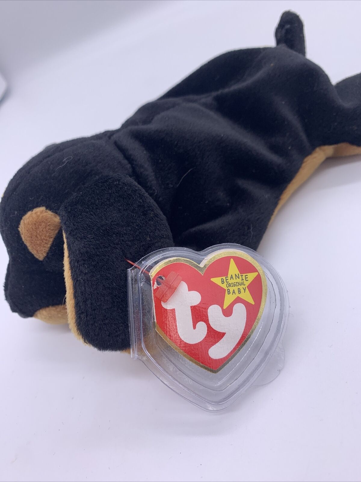 TY Beanie Baby - DOBY the Doberman Dog (8 inch)