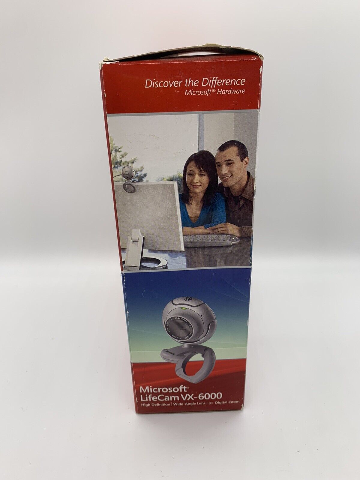 Microsoft Lifecam VX-6000 Webcam HD Wide Angle Lens 3x Digital Zoom  NEW