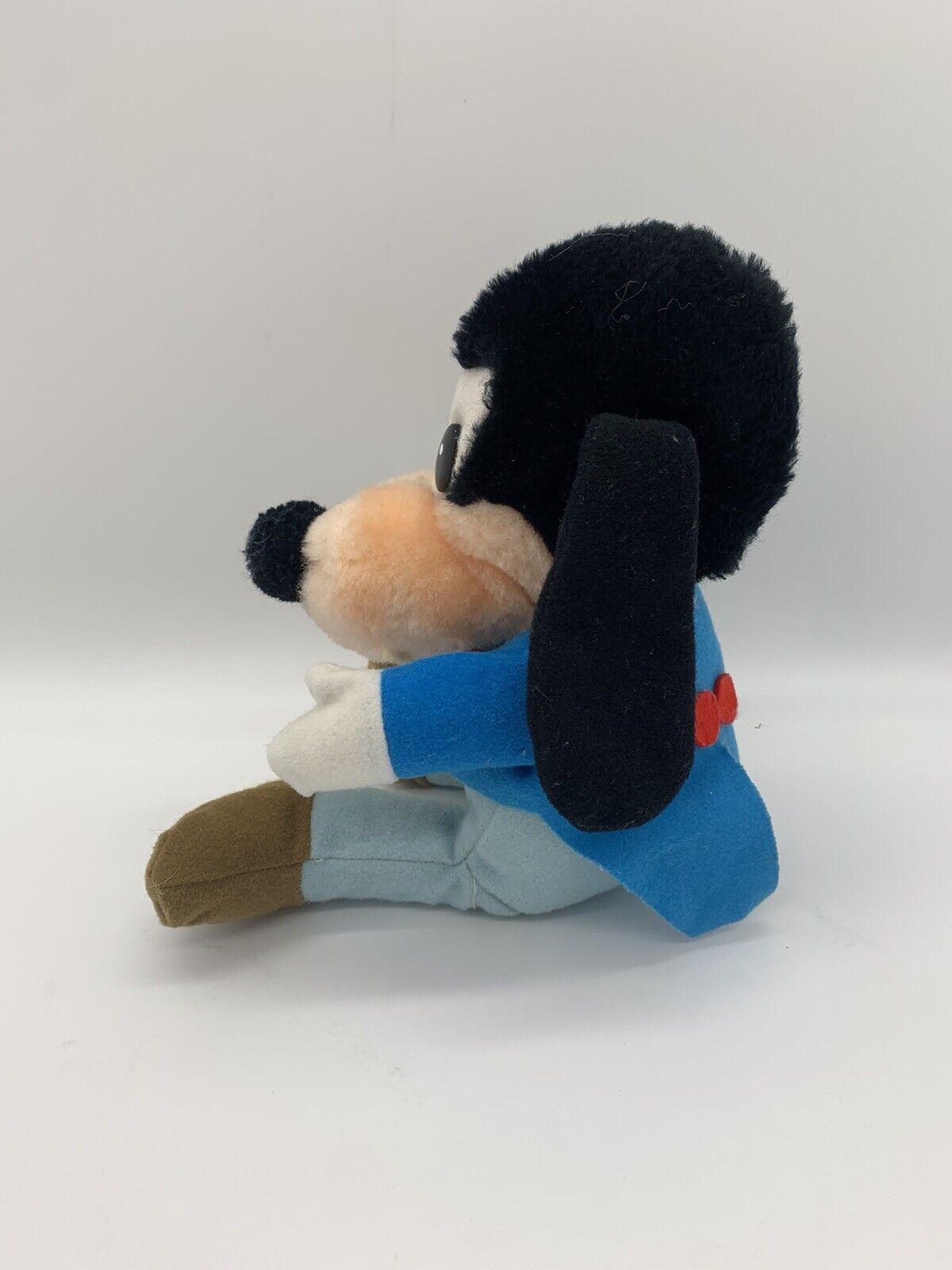 Vintage Walt Disney Mickey's Christmas Carol 1984 Plush Character Goofy Blue