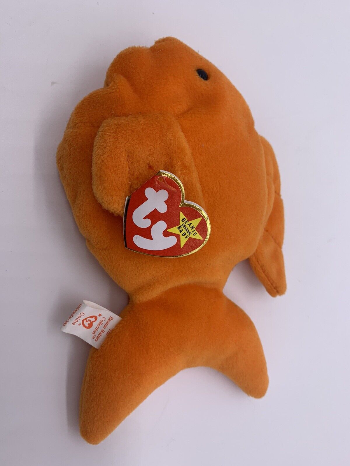 TY Beanie Baby Super Rare Vintage Goldie the Goldfish Mint With Mint Tags