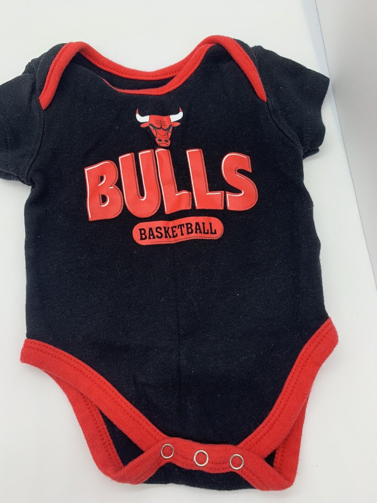 NBA Chicago Bulls Future Baller Unisex Casual Body Suit Set Onesies - (0-3m)