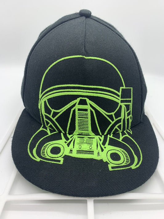 Star Wars Storm Trooper AT-AT AT-ST Black & Green Graphic Brim Hat Cap