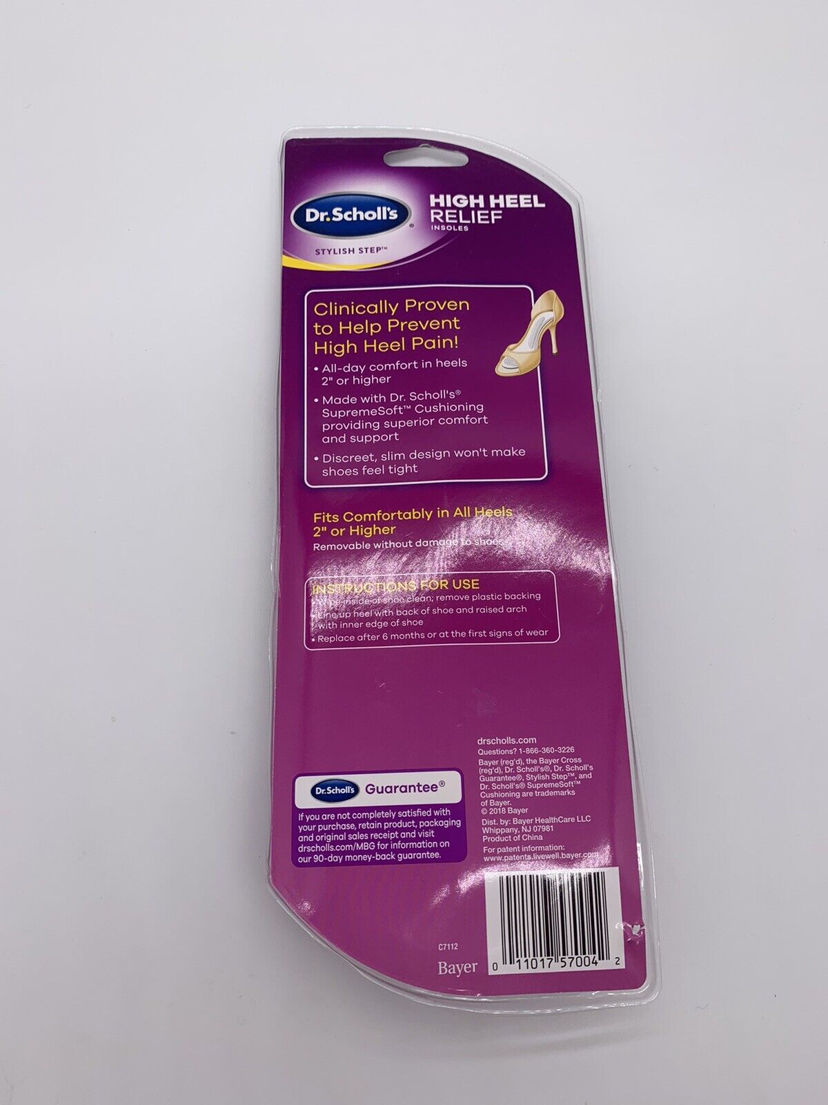 Dr. Scholl's Stylish Step High Heel Relief Cushioning Insoles for Women's Shoes