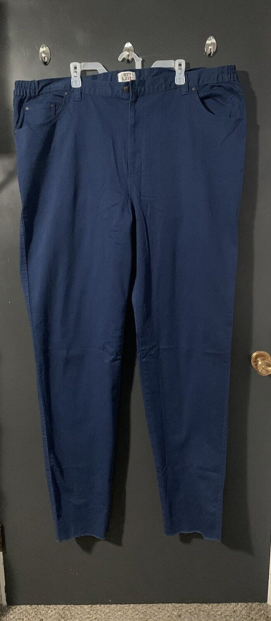 New Authentic Liberty Blues Men's Big and Tall Relaxed Fit Jeans, Size 46 x 40