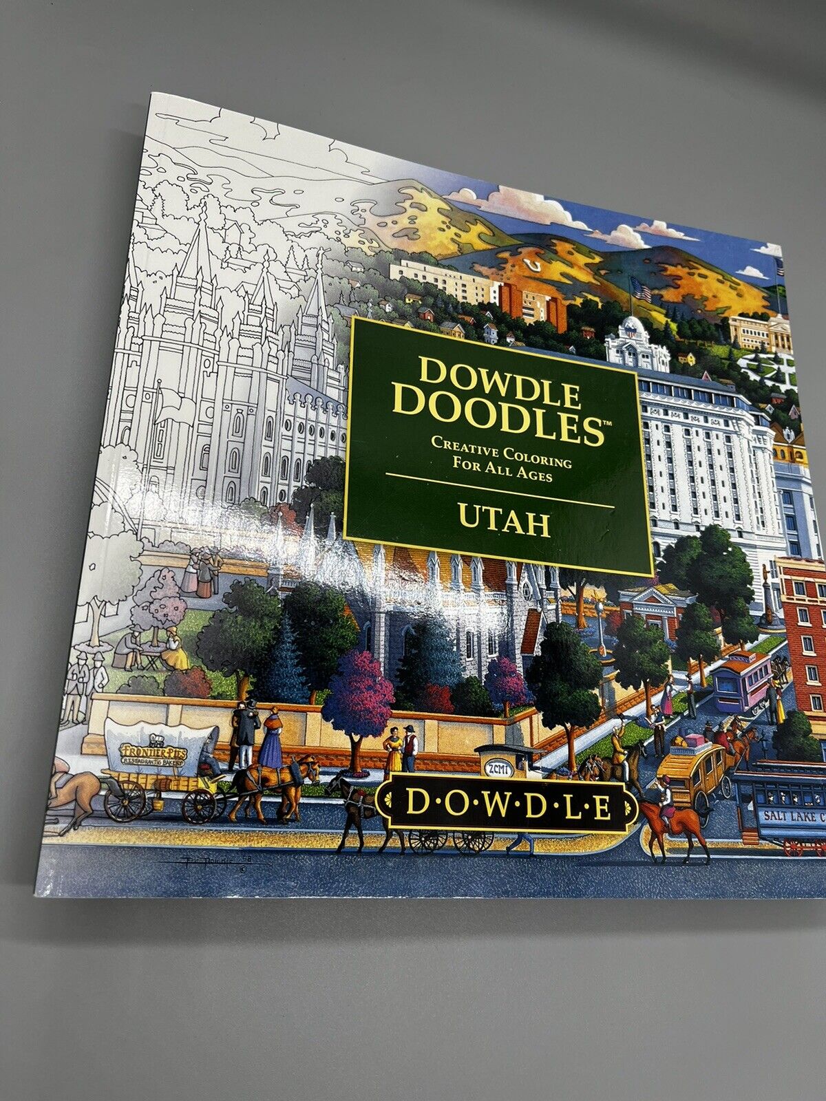 Dowdle Doodles Utah Coloring Book NEW Salt Lake City Temple Adult Historical