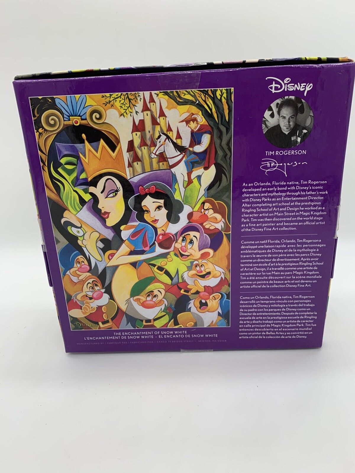 Disney Fine Art 1000 Piece Jigsaw The Enchantment Of Snow White and the 7 Dwarfs