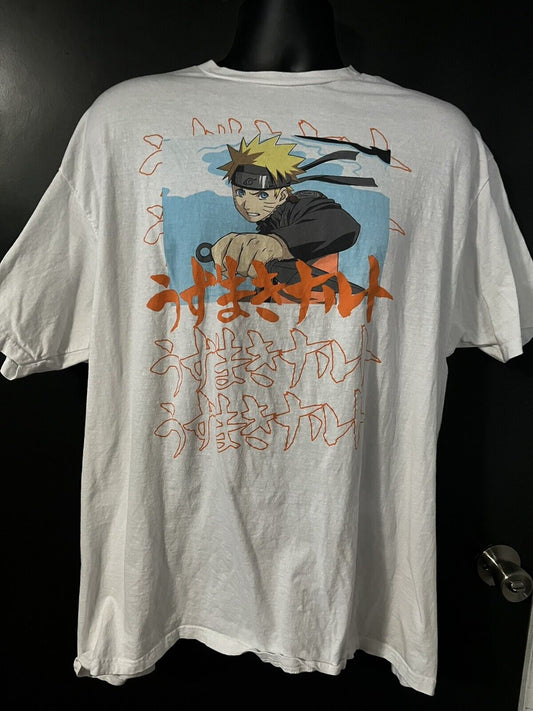 Naruto Shippuden Collection T-Shirt Graphic White Shirt Sleeve Crew