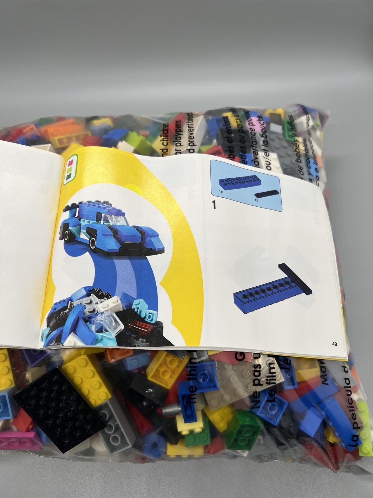 LEGO Creative Fun LEGO Classic (11005) Incomplete set with idea book