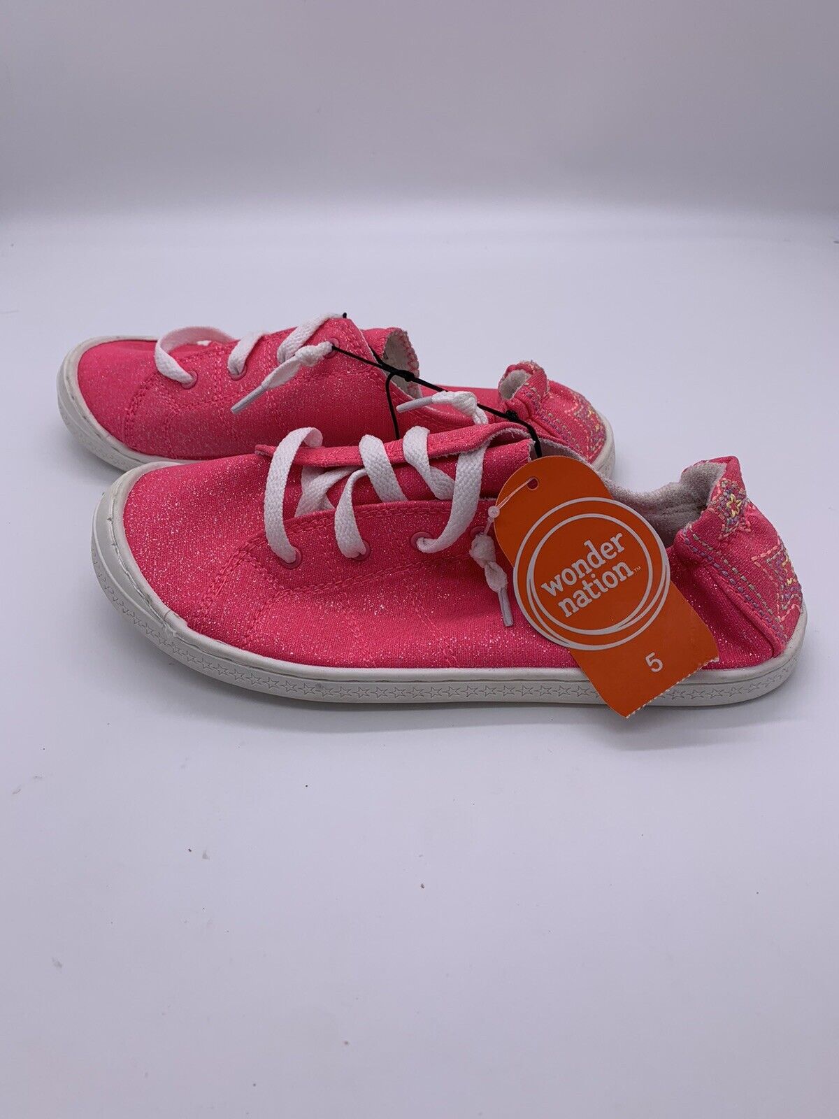 Wonder Nation Child Casual Size 5 - Pink And white Sparkle - Brand New!