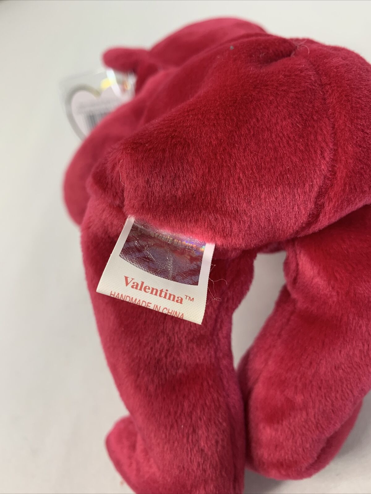 Pristine!! Valentina Ty Beanie Baby STUNNING red white