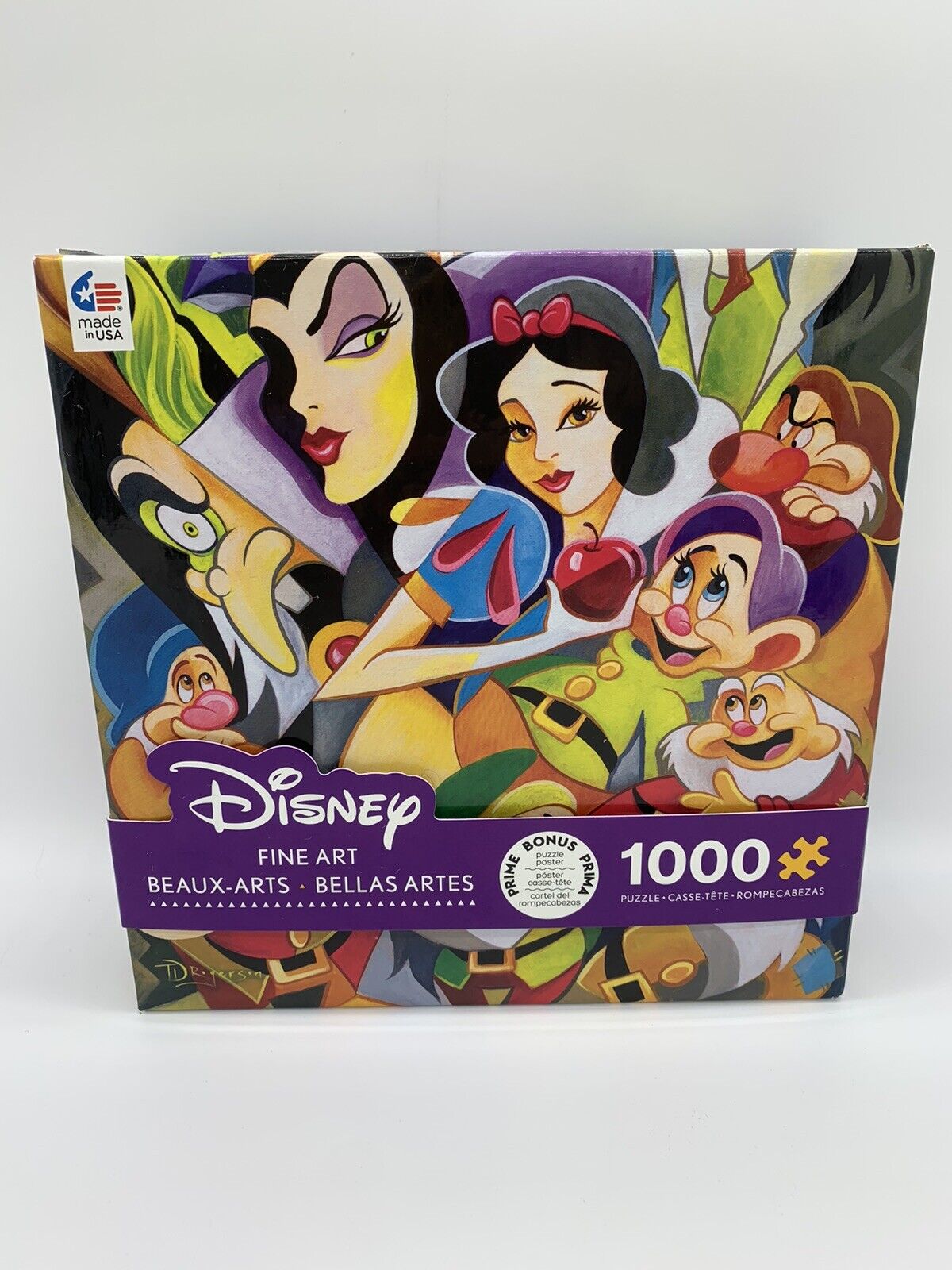 Disney Fine Art 1000 Piece Jigsaw The Enchantment Of Snow White and the 7 Dwarfs