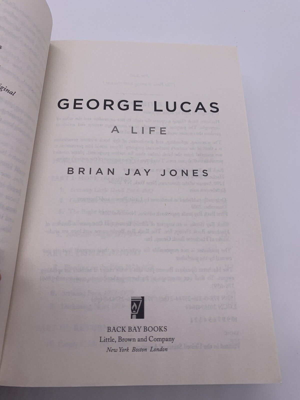 George Lucas : A Life by Brian Jay Jones (2017, Trade Paperback)