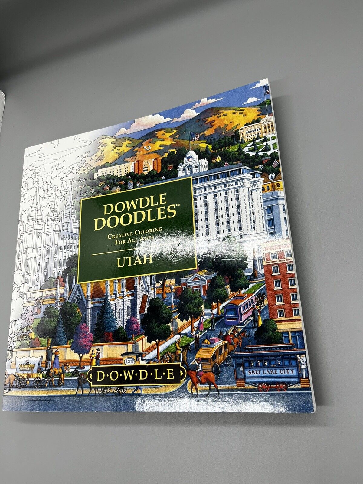 Dowdle Doodles Utah Coloring Book NEW Salt Lake City Temple Adult Historical