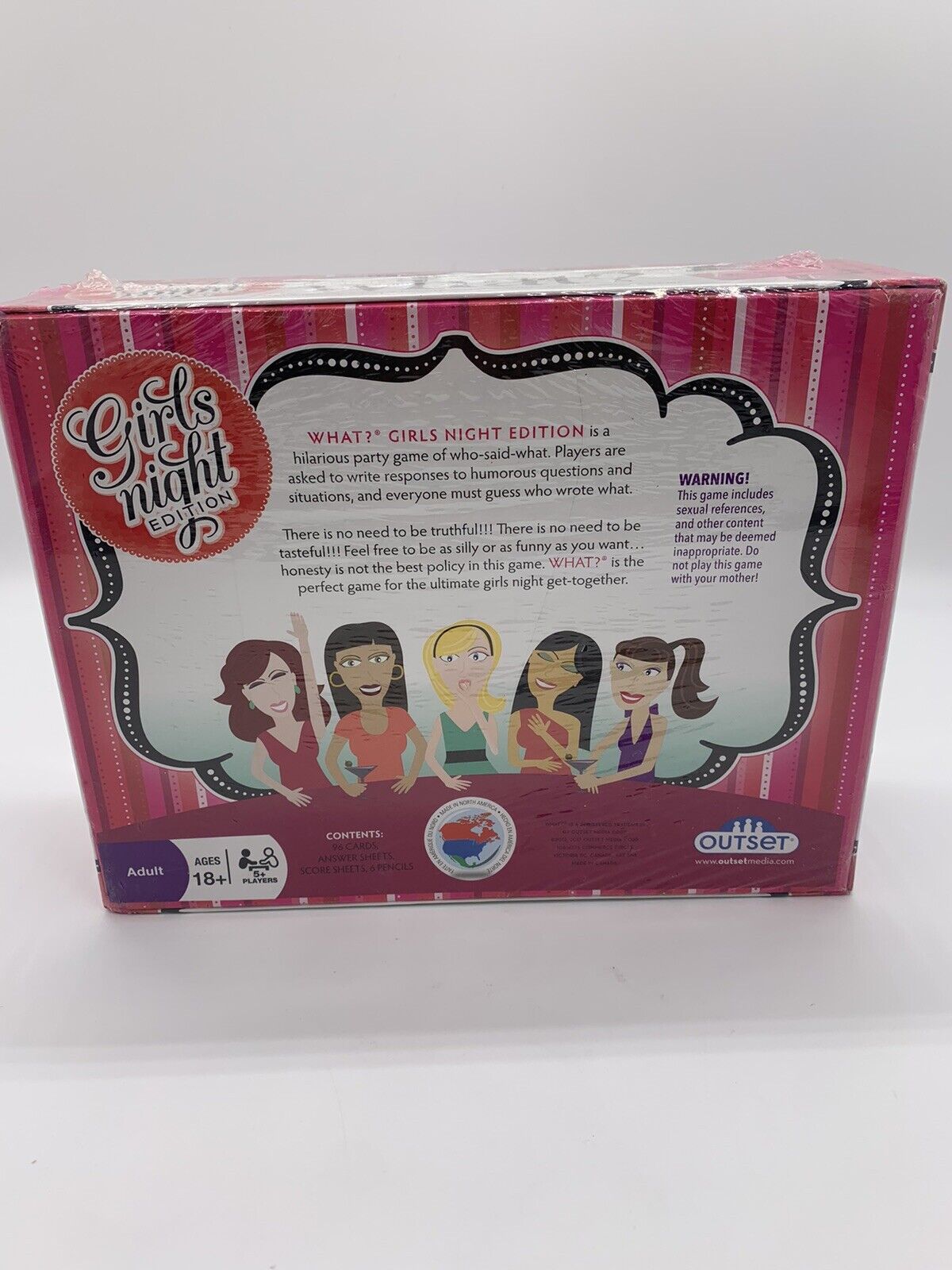 What? Girl's Night Out Game-No Boys Allowed-Girls Night-Bachelorette-Game Night