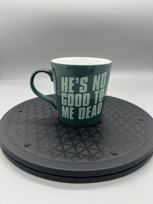 Star Wars Boba Fett Mug Cup "He's No Good To Me Dead" Ceramic Green Coffee Tea